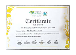 International award for animation short film