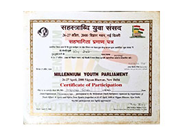Millenium youth parliament